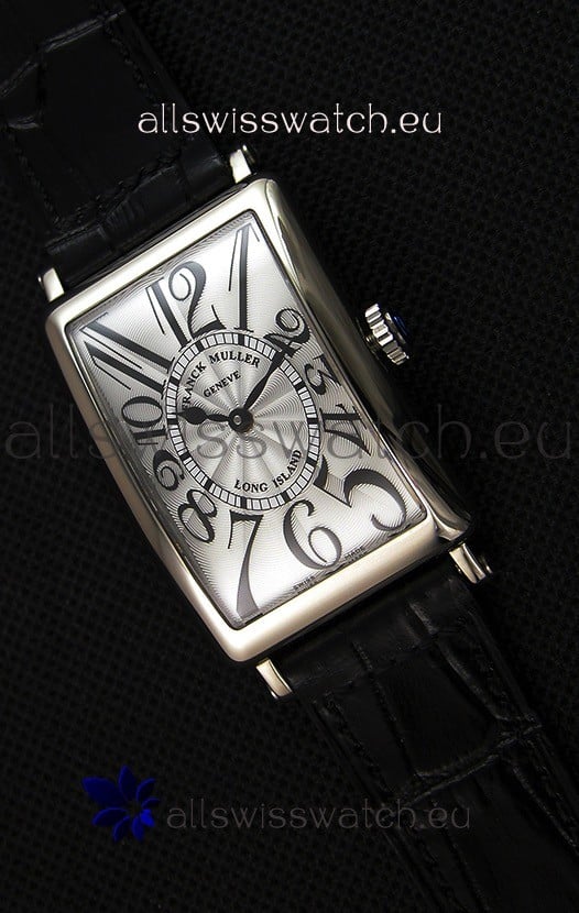 Franck Muller Long Island Ladies Replica Watch in Swiss Quartz Movement Black Strap 