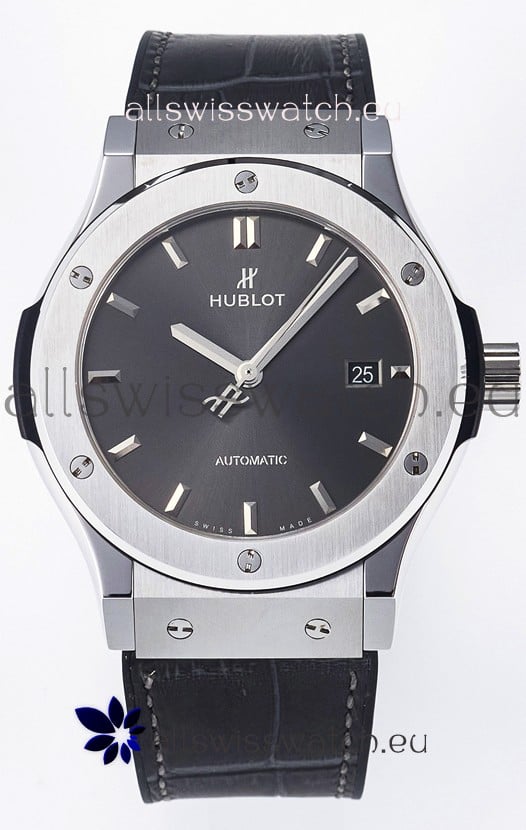 Hublot Super Clone Classic Fusion Titanium 42MM 1:1 Mirror Replica Watch Grey Dial