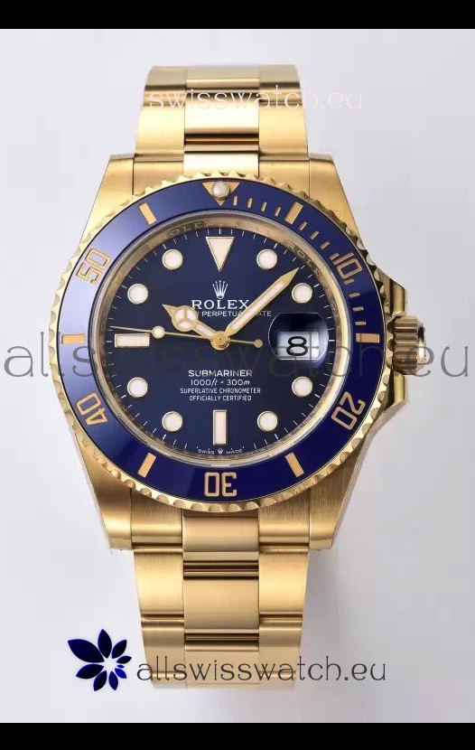 Rolex Submariner 41MM Date Ceramic Gold m126618lb - Replica 1:1 Mirror - Ultimate 904L Steel Watch