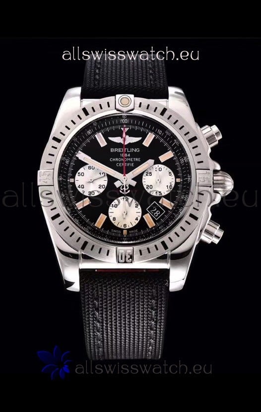 Breitling Chronomat Airbone 1:1 Mirror Replica Watch in Black Dial