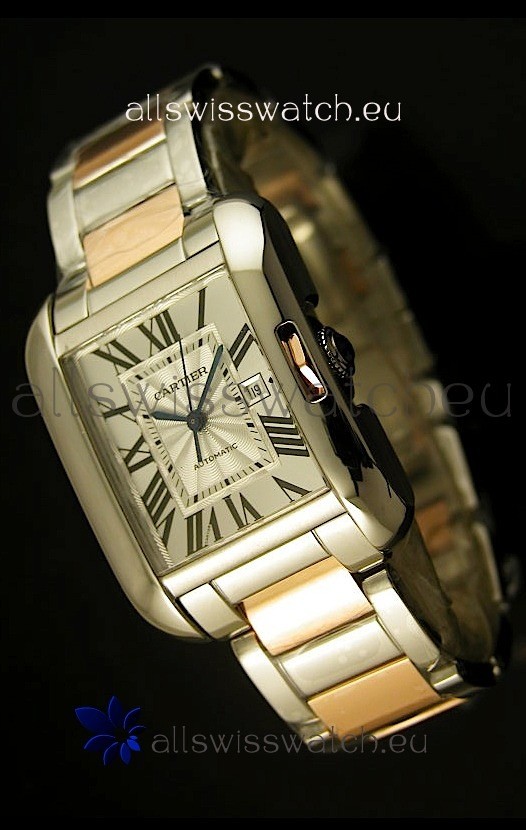 Cartier Tank Anglaise Mid Sized Swiss Watch - 1:1 Mirror Replica Watch
