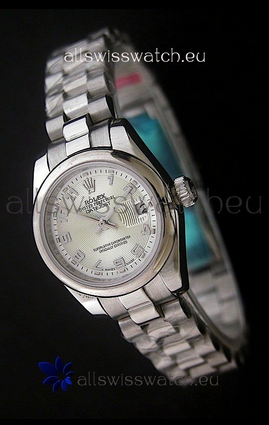 Rolex Datejust Oyster Perpetual Superlative ChronoMeter Swiss Steel Watch 