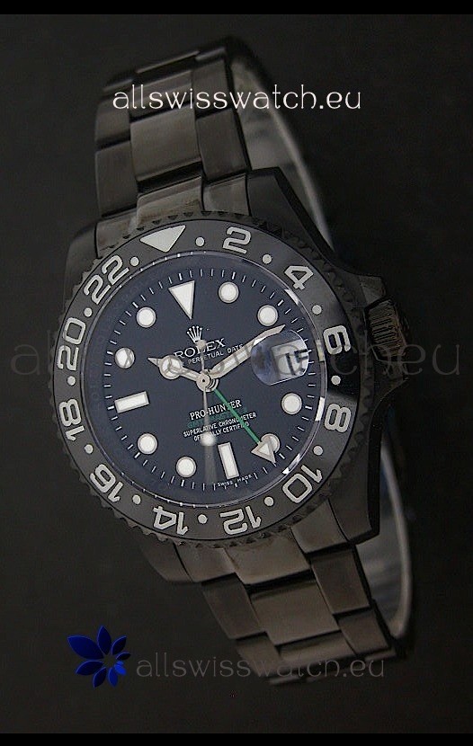 Rolex Pro-Hunter GMT Master II Swiss Replica PVD Watch