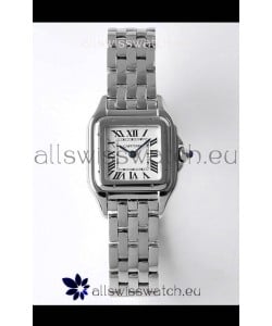 Cartier PANTHERE Edition 22MM 1:1 Mirror Quality Swiss Replica Watch in White Dial - Diamonds Bezel