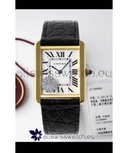 Cartier Tank Solo Swiss Quartz Watch in Yellow Gold Plating Casing - 27MM Wide