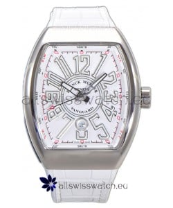 Franck Muller Vanguard Yachting V45 Stainless Steel Casing Rubber Clad Strap Swiss Replica Watch 