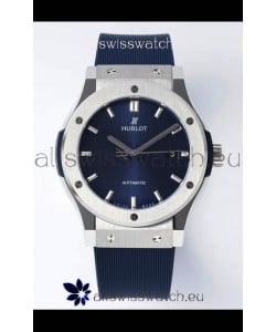 Hublot Classic Fusion Steel Blue Dial 42MM Swiss Replica Watch 1:1 Mirror Quality