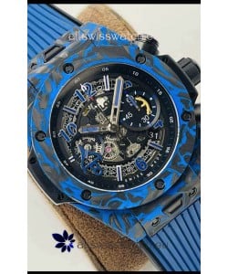 Hublot Big Bang Unico Blue Carbon Las Vegas Boutique Edition Swiss Replica Watch 