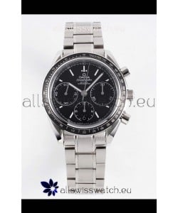 Omega Speedmaster Racing 904L Steel Chronograph 1:1 Mirror Replica in Black Dial
