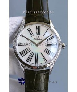 Omega De Ville Tresor Edition Swiss Quartz Watch 36MM Steel Casing White Dial
