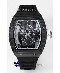 Richard Mille RM055 Black Carbon Casing 1:1 Superclone Genuine Tourbillon Watch 