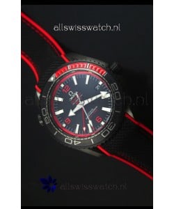Omega Seamaster Planet Ocean Deep Black Red GMT 1:1 Edition Swiss Replica Watch