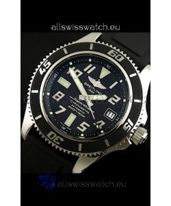 Breitling Superocean Swiss Replica Watch in Black Dial - Ultimate Mirror Replica
