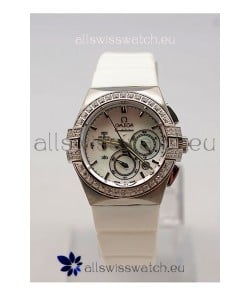 Omega Constellation Ladies Chronograph Replica Watch - 35MM