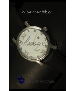 Patek Philippe Calatrava Stainless Steel Watch Diamonds Hour Markers