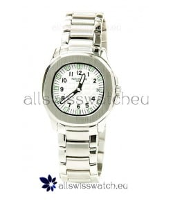 Patek Philippe Aquanaut Ladies Steel Watch in Green Markers