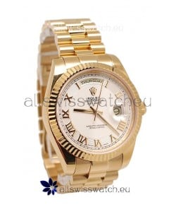 Rolex Day Date II Gold Japanese Replica Watch