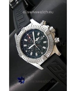 Breitling Super Avenger Swiss Watch in Black Dial - Ultimate Mirror Replica 