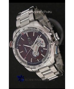 Tag Heuer Grand Carrera Calibre 36  Swiss Chronograph Watch in Brown Dial