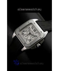 Cartier Santos 100 Chronograph - 1:1 Mirror Replica Watch