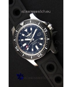 Breitling SuperOcean 44 Special Steel Swiss Replica Watch with Rubber Strap