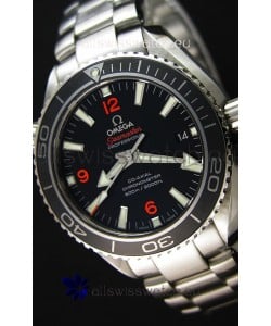 Omega Seamaster Planet Ocean Swiss Black Strap Replica 42MM 1:1 Ultimate Edition Watch 