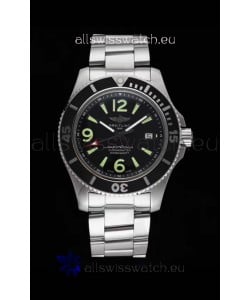 Breitling Superocean Automatic 44 Steel - Black Dial 1:1 Mirror Replica