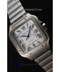 Cartier Santos De Cartier 1:1 Mirror Replica - 36MM Stainless Steel Watch 