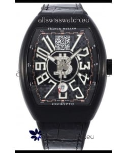 Franck Muller Vanguard Encrypto BTC V45 PVD Casing Swiss Replica Watch