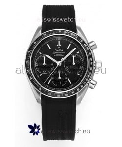 Omega Speedmaster Racing 904L Steel Chronograph 1:1 Mirror Replica in Black Dial