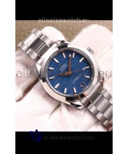Omega Seamaster Aquaterra 150M 34MM Swiss Replica Watch in Blue Dial