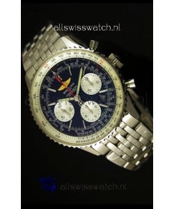 Breitling Navitimer 01 Swiss 1:1 Mirror Updated 2017 Replica Watch in Blue Dial