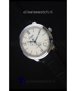 Glashuette Senator Excellence Cream Dial Steel Case Swiss Replica Watch