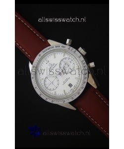 Omega Speedmaster 57 Co-Axial Chronograph Watch in Leather Strap