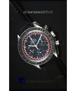 Omega Speedmaster Tintin Moon Swiss Replica Watch with Leather Strap