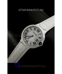 Cartier Ballon de Ladies Replica Watch in White Dial
