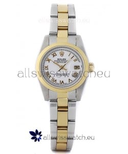 Rolex DateJust Two Tone Lady's Replica Watch