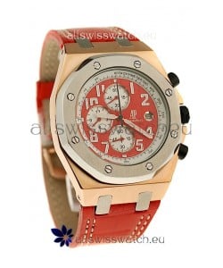 Audemars Piguet Royal Oak Offshore Limited Edition SingaporeGP 2008 Japanese Watch in Red Dial
