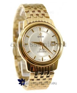 Omega Co-Axial Deville Japanese Gold Watch