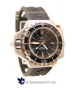 Omega Seamaster Ploprof 1200M Swiss Watch in Black Dial