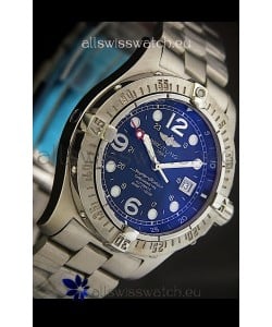 Breitling Superocean Swiss Replica Watch Steelfish in Blue Dial