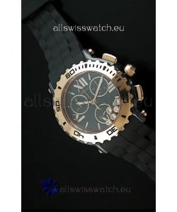 ChopardHappy Sport Swiss Replica Watch in Black Strap