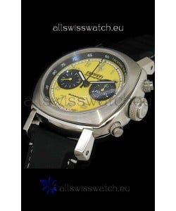Ferrari Granturismo Swiss Replica Watch in Yellow Dial