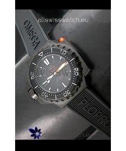 Omega Seamaster Ploprof Swiss Watch in Black Strap