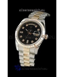 Rolex Day Date Japanese Watch in Two Tone